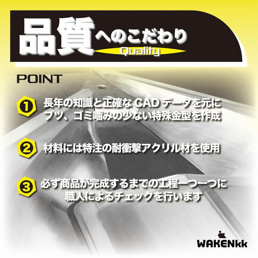 サイドバイザー（ドアバイザー）ホンダ N-BOX 用 HONDA JF3 JF4 取付