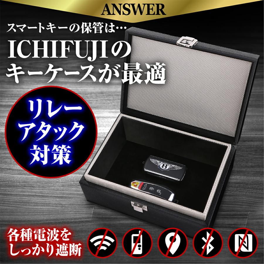 ICHIFUJI スマートキー 電波遮断ケース 電波遮断ボックス リレー ICHIFUJI スマートキー 電波遮断ケース 電波遮断ボックス リレー