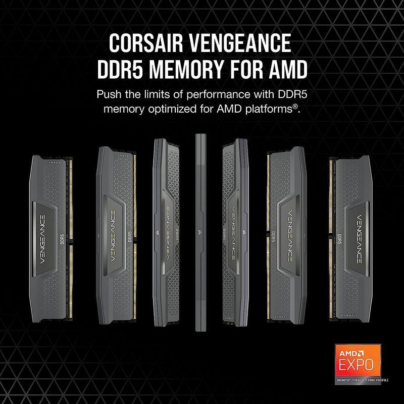 Corsair DDR5-5200MHz デスクトップPC用メモリ VENGEANCE 32GB(16GBx2) CMK32GX5M2B52