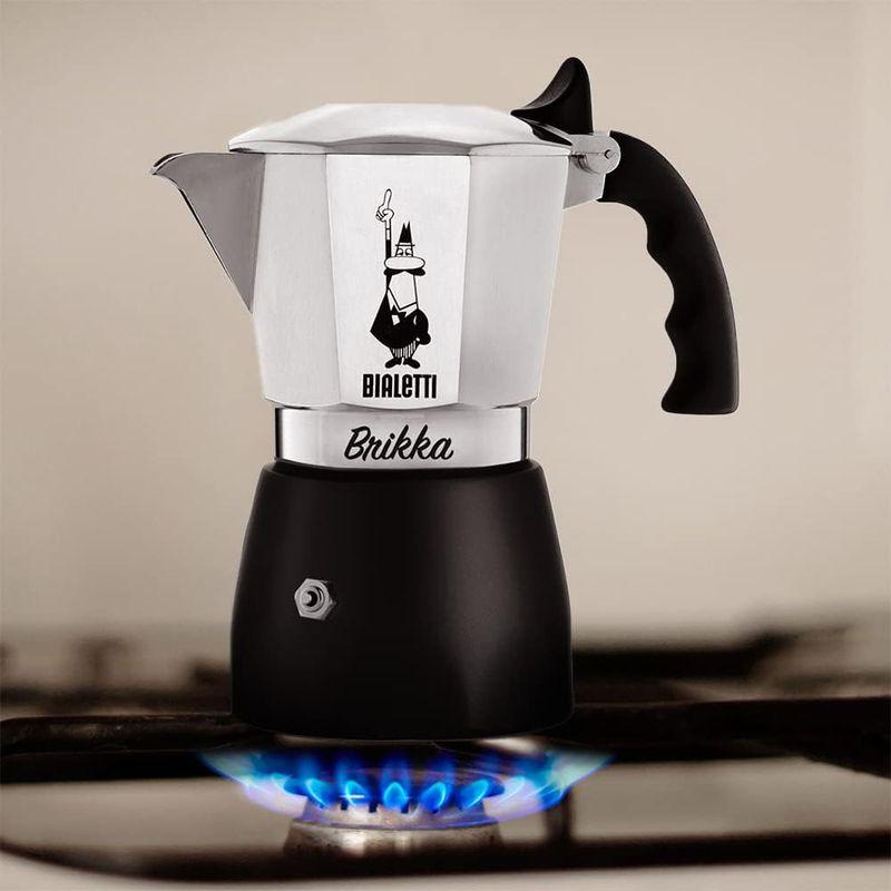 新品 BIALETTI ビアレッティ NEW BRIKKA 4 CUP - コーヒーメーカー