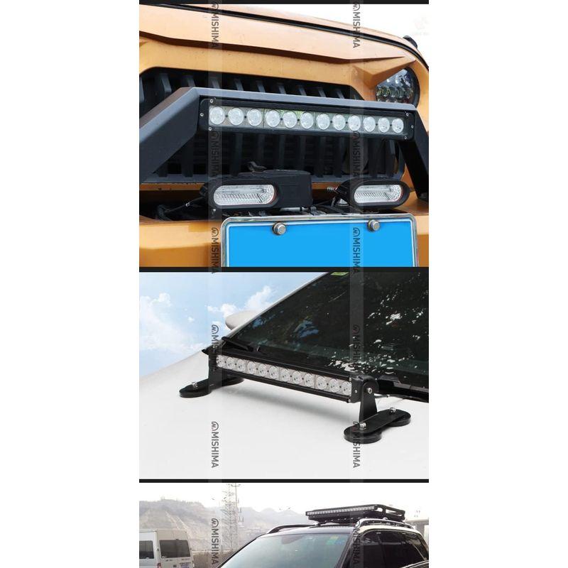 作業灯 3台MISHIMA ライトバー 前照灯 180ｗ オスラム製ledチップ ledライト led 12v 広角狭角兼用 混合光 LED - 7