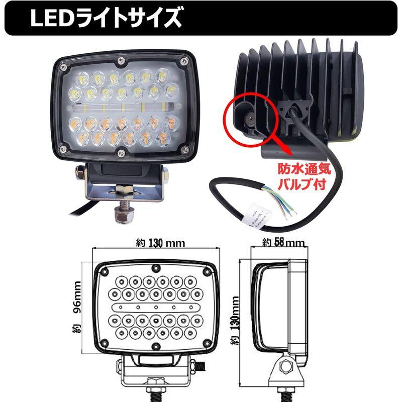 照明　LED作業灯　LEDワークライト　広角　12v　デッキライト　看板灯　31w　投光器　24v兼用　LEDバックランプ　集魚灯　サーチライト