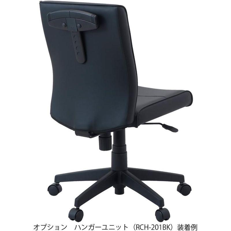 販売は超安いです デスクチェア ブラック オフィスチェア ナカバヤシ ワークレザーチェア 椅子 RZE-300BK