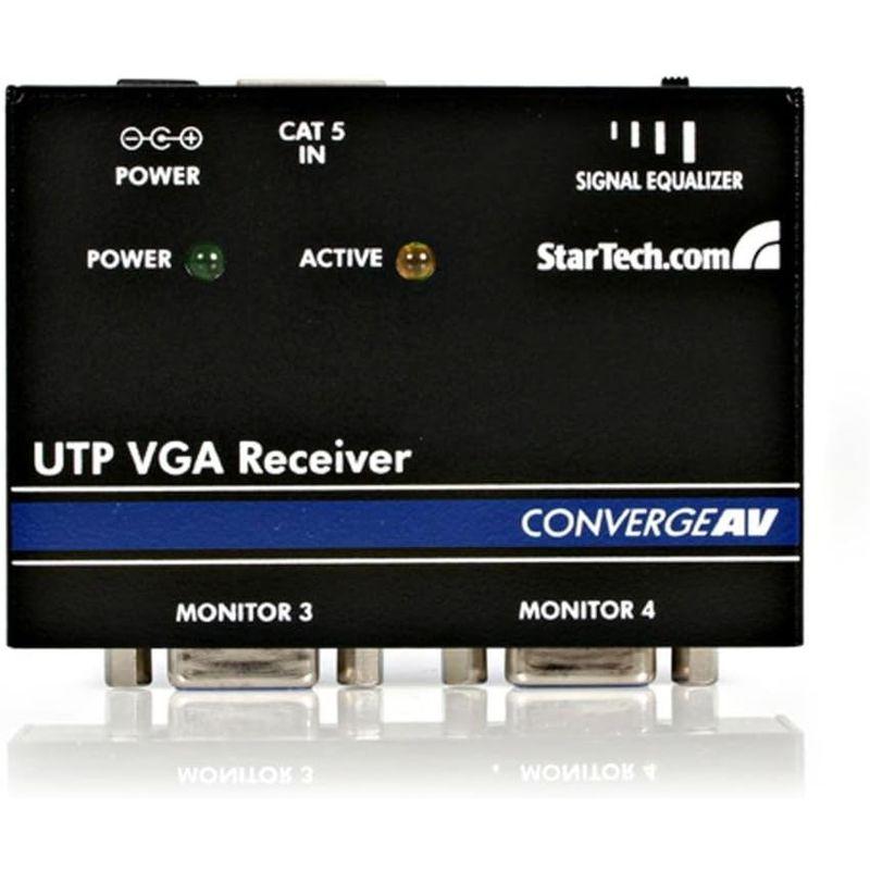 お徳用 コンピューターアクセサリー StarTech.com VGAディスプレイエクステンダー用受信機 Cat5ケーブル以上を使用 VGAビデオ延長器用リモートレシーバ ST1