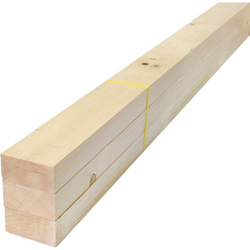 木材　スターワン　ホワイトウッド材　間柱　約298.5×4.5×10.5cm　978189　3個セット