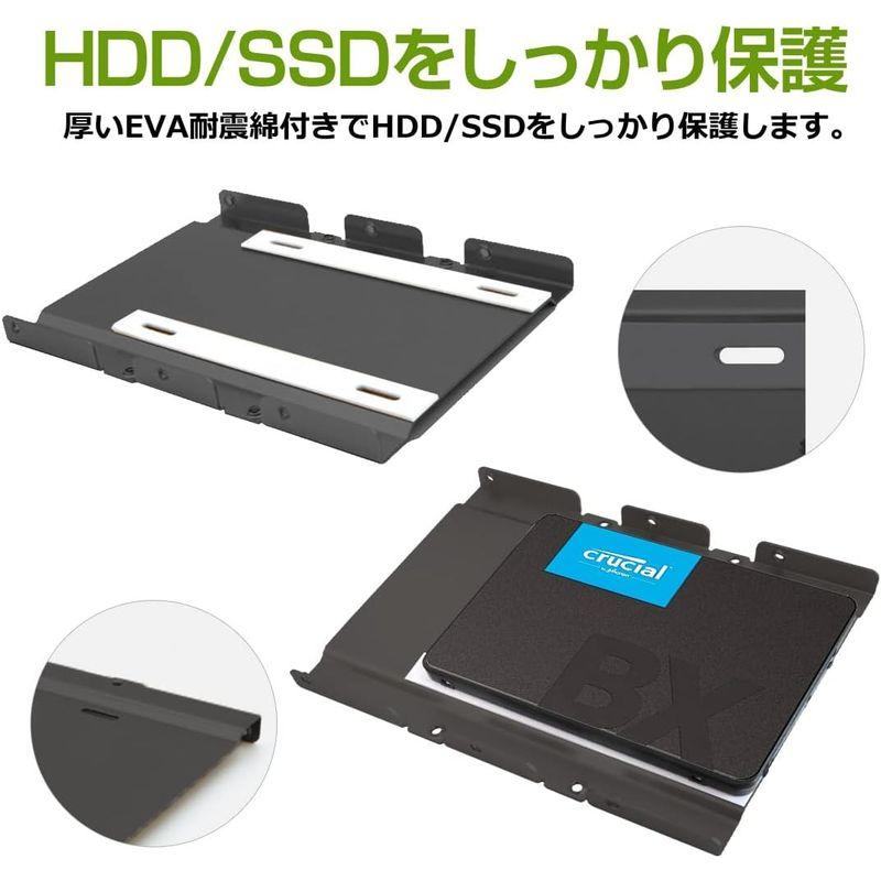 SSDと2.5インチ to 3.5インチ変換マウント キット BX500 1TB SATA3内蔵型2.5インチ7mm SSDをセット (変換  20230712003901-00366 ichioshi store 通販 