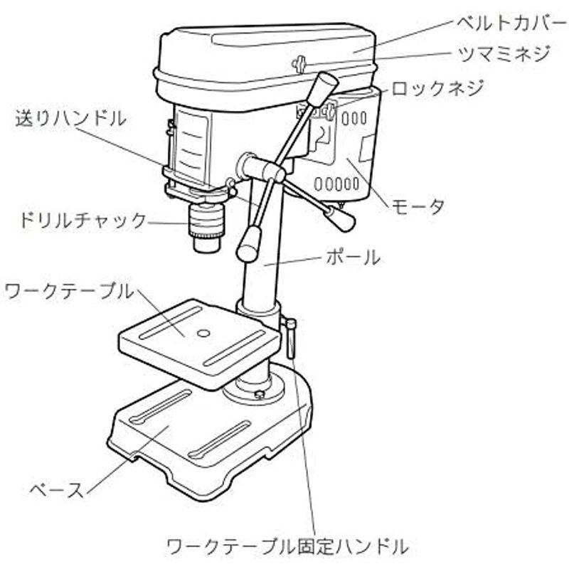 電動工具　マキタ(Makita)　卓上ボール盤　木工24mm　TB131　鉄工14mm