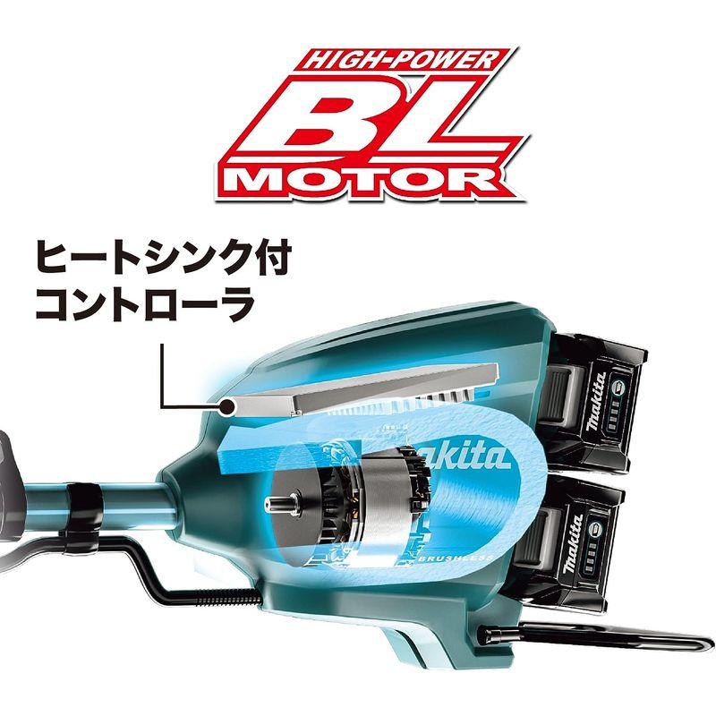 園芸用品　マキタ(Makita)　充電式草刈機　80Vmax　MUR012GZ　青　バッテリ・充電器別売