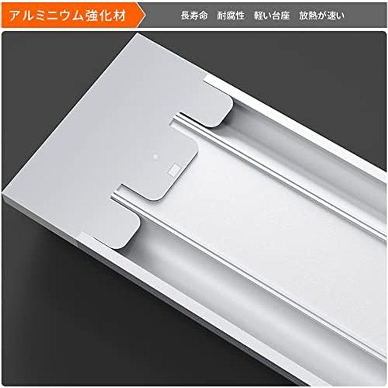 アウトレット公式店 LEDシーリングライト器具一体型 LED蛍光灯 一体式 長方形 40W 昼白色 20本 8畳用 4000lm キッチン用ライト LED一体直