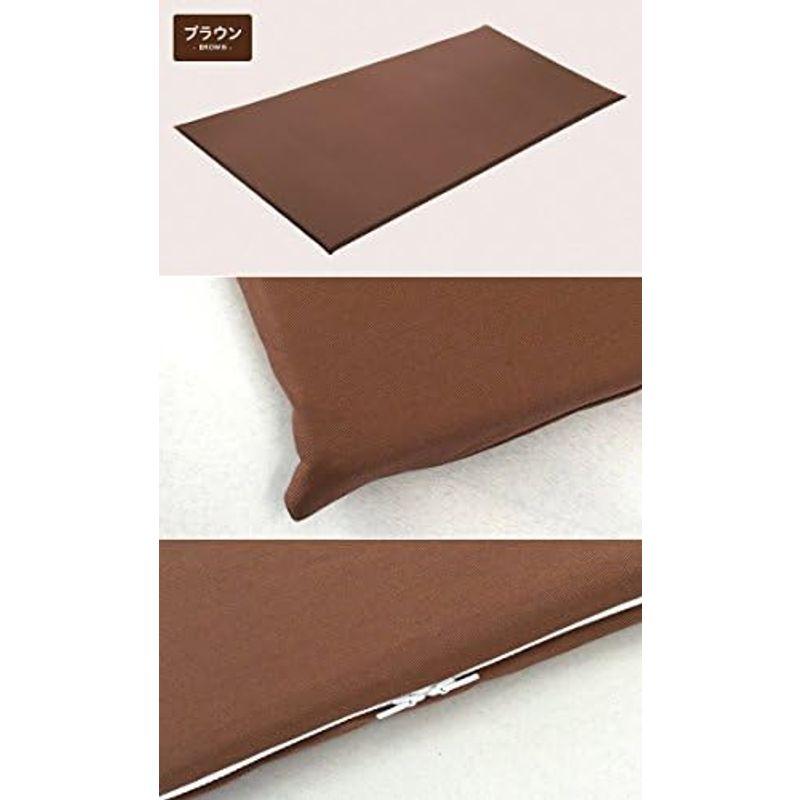 【即納】 高反発マットレス シングル かため ポリエチレン樹脂 ４cm厚 ベッドパッド (ブラウン)