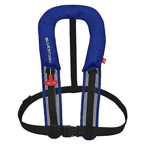 特価 国交省認定品 サスペンダータイプ Bsj rs 自動膨張式ライフジャケット Bluestorm タイプa 高階救命器 桜マーク付 検定品 ウエットスーツ Affaires Sociales Gouv Cg