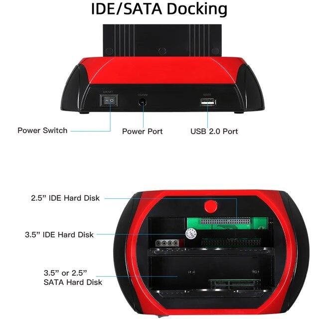 HDD-ドッキングステーション,2.5インチ,satai/ii/iiiタイプ,デュアルスロット,外部ハードディスクハウジング,HDエンクロージャー｜ichi-shop｜13