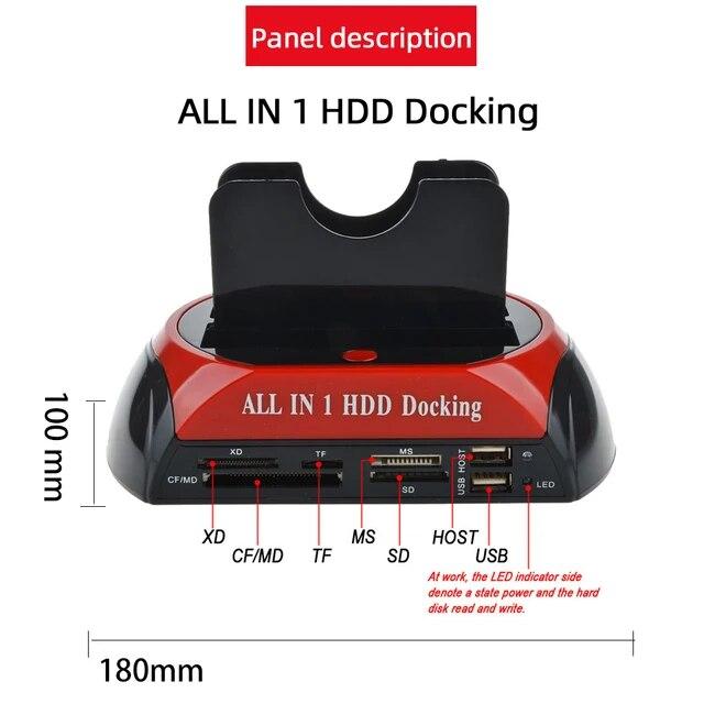 HDD-ドッキングステーション,2.5インチ,satai/ii/iiiタイプ,デュアルスロット,外部ハードディスクハウジング,HDエンクロージャー｜ichi-shop｜14