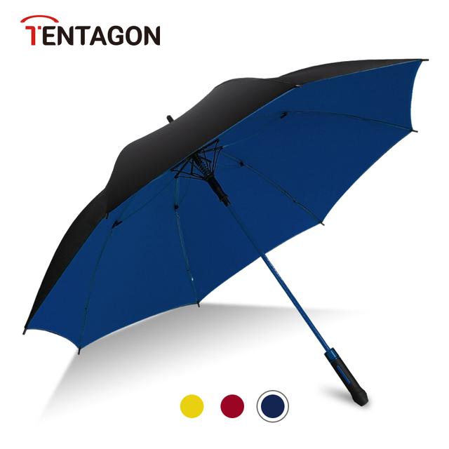 Tentagon-大型ロングハンドル傘,2層,防風,家族用,旅行用,レインコート,釣りキャンプ｜ichi-shop｜24