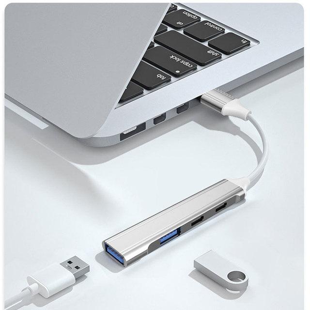 USBハブ3.0タイプC,Xiaomi,Huawei,MacBook Pro,USB 3.0用の4ポートアダプター,otgタイプコネクタ｜ichi-shop｜17