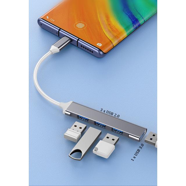 USBハブ3.0タイプC,Xiaomi,Huawei,MacBook Pro,USB 3.0用の4ポートアダプター,otgタイプコネクタ｜ichi-shop｜14