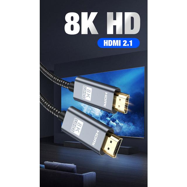 Xiaomi mi TVボックス用Hdmi 2.1ロングケーブル,TVボックス,ps4,ps5,xboxスイッチ,高速,8k,60hz,4k,120h｜ichi-shop｜07