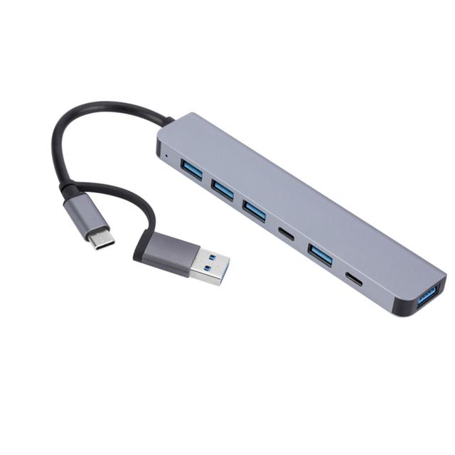 USBタイプCからUSBotgアダプター,macbook pro用,8-in-2,usb 3.0, USB-C,ハブ,ドッキングステーション,gbps｜ichi-shop｜17