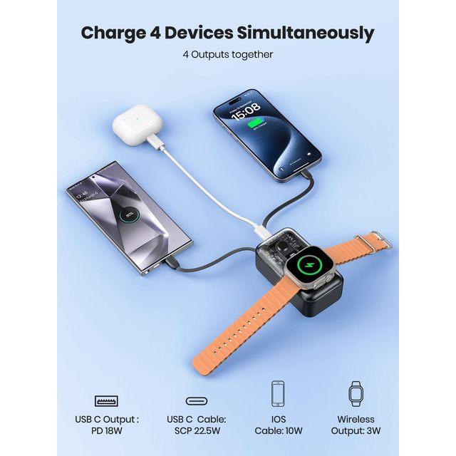 Newdery-Apple Watch用ポータブル充電器,急速充電パワーバンク,iphone,iwatch,samsung lg,10000mah,2｜ichi-shop｜11