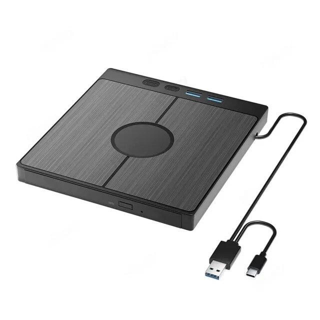 ラップトップ用の外部CDおよびDVD光学ドライブ、7 in 1、USB 3.0、DVDプレーヤー、バーナーリーダー、2つのUSB Type-cポート、｜ichi-shop｜18