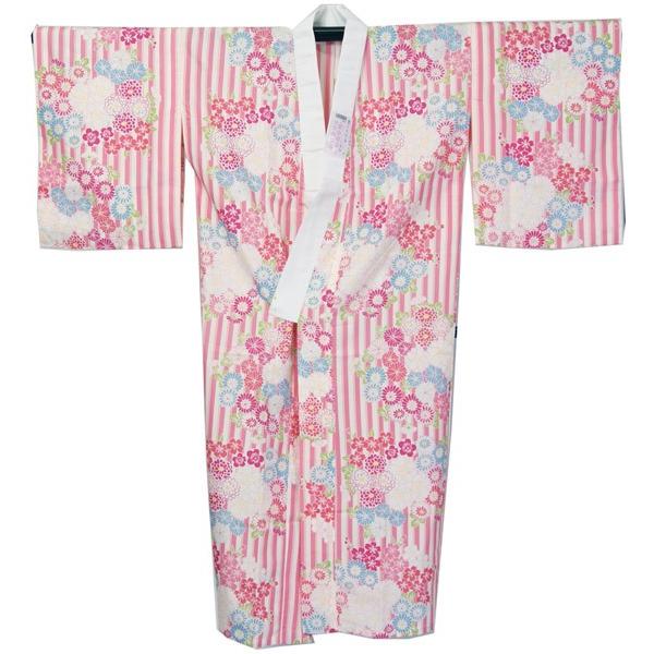 洗えるお洒落長襦袢 Lサイズ 大正ロマン風柄ピンク系 仕立上がり 半衿付 家庭で洗える出来上がりの襦袢 022 L01 着物と和装小物の店 いちかわ 通販 Yahoo ショッピング