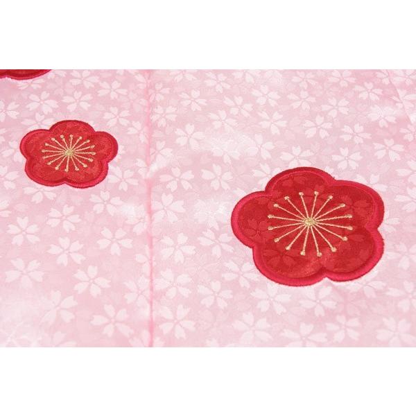 ３歳用着物（七五三） ドット花柄 正絹 ピンク 楽天市場】七五三 正絹 被布 着物 3歳 女の子 ピンク黄色段