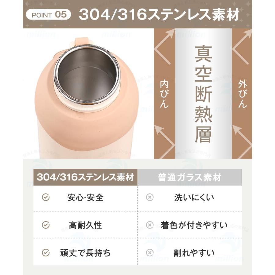 ☆USB保温できる☆ 電気ケトル ポータブルケトル 500ML 304/316