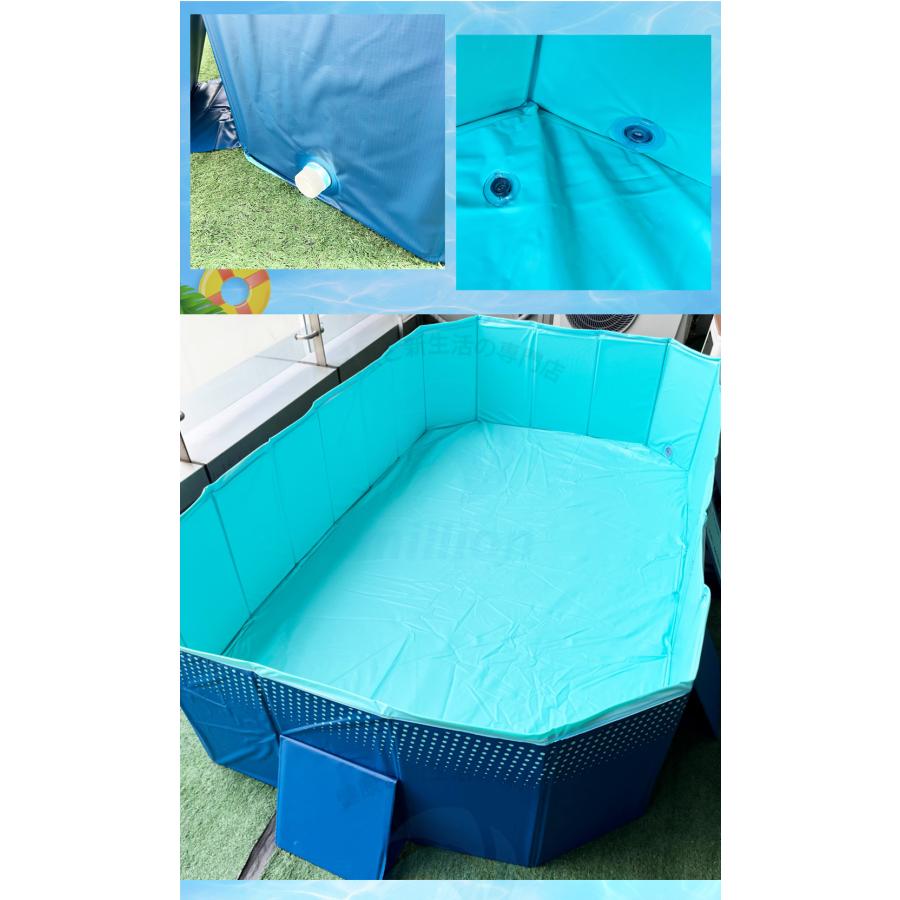 新品未使用 3m 特大プール カバー付き！空気入れ不要！