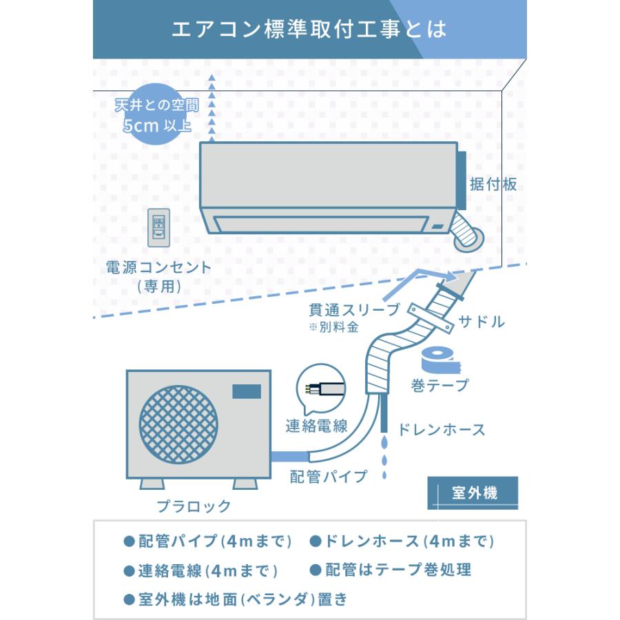 エアコン 8畳 工事費込み 取外 3年延長保証 2024年製 2.5kW エアコン 8畳 工事費込み 取外 3年延長保証 2024年製 2.5kW