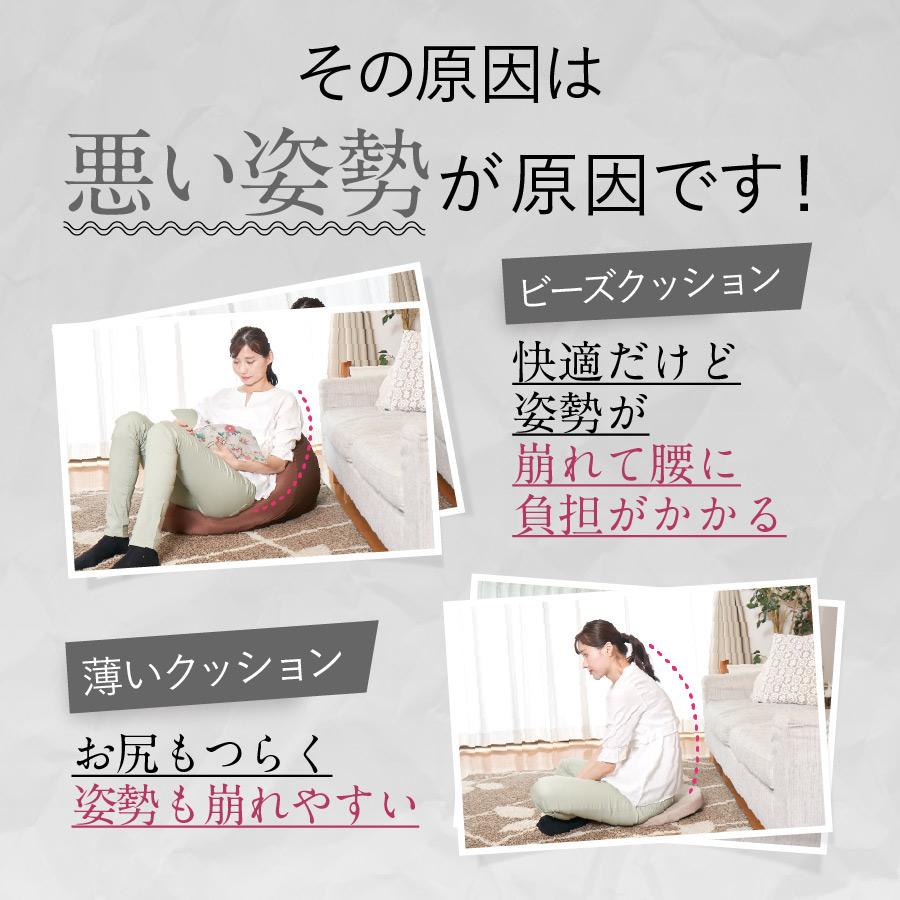 座布団 雲のやすらぎ クッション座布団 リモートワークに最適な極厚