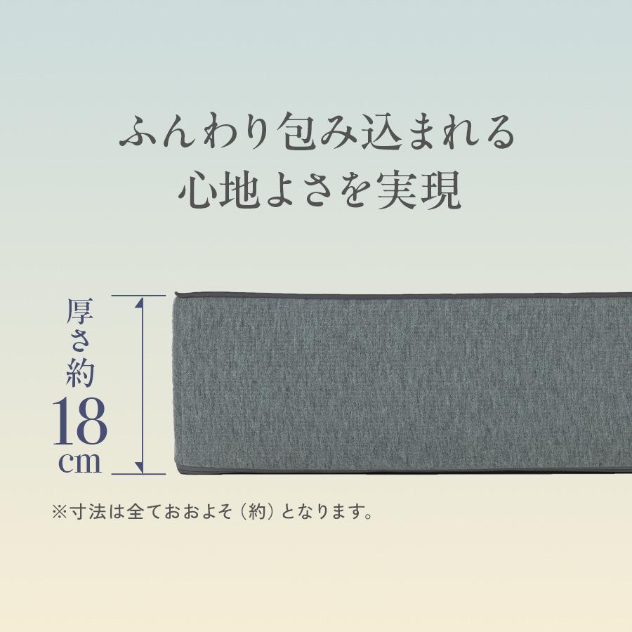 マットレス 雲のやすらぎプレミアムマットレス2 防ダニ 防臭 抗菌