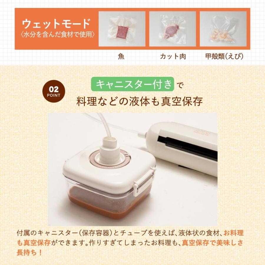 真空パック機　真空パックんプラス+キャニスター 楽天市場】真空パックん専用 別売りキャニスター小