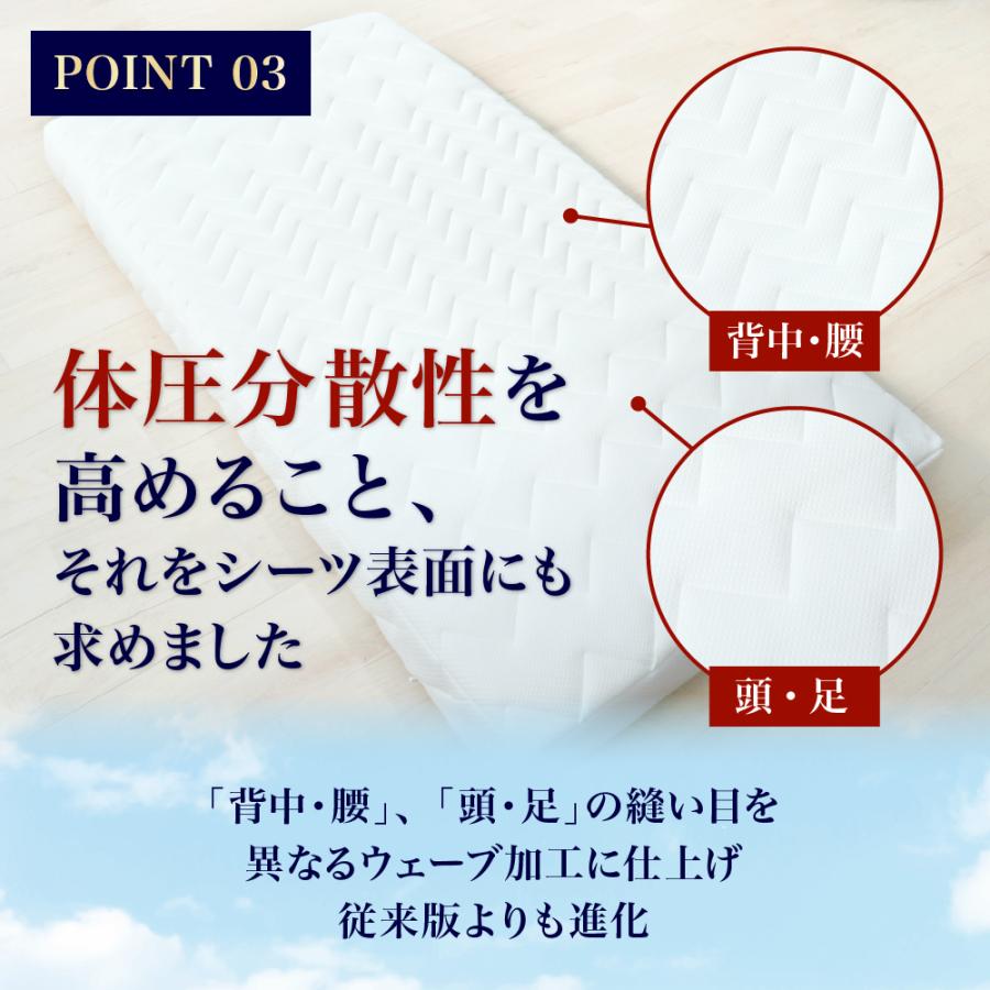 雲のやすらぎプレミアム マットレス セミダブル 腰痛 快眠 安眠 ホワイト 日本製 高反発 体圧分散 防ダニ 防臭 送料無料 厚さ17cm 羊毛 白 春夏 秋冬 幅120cm :SK00129SD-MT:一番星 - 通販 - Yahoo!ショッピング 雲のやすらぎプレミアム マットレス セミダブル 腰痛 快眠 安眠 ホワイト 日本製 高反発 体圧分散 防ダニ 防臭 送料無料 厚さ17cm 羊毛 白 春夏 秋冬 幅120cm :SK00129SD-MT:一番星 - 通販 - Yahoo!ショッピング
