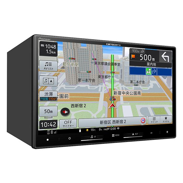 carrozzeria 8V型HD/TV/DVD/CD/Bluetooth/USB/SD CA/AA対応 カーナビ