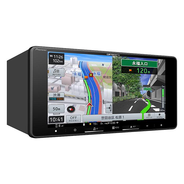 carrozzeria 楽ナビ 7V型HDワイド/Bluetooth/USB CA/AA対応 カーナビ