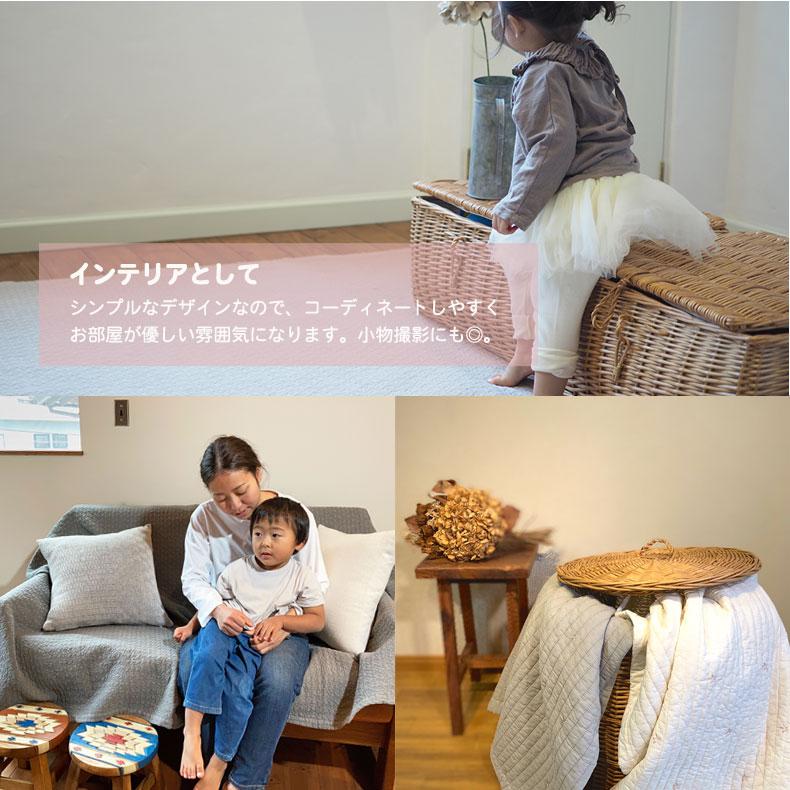 イブルマット 200×200cm 大きめ 繋ぎ目なし キルティングマット 長方形