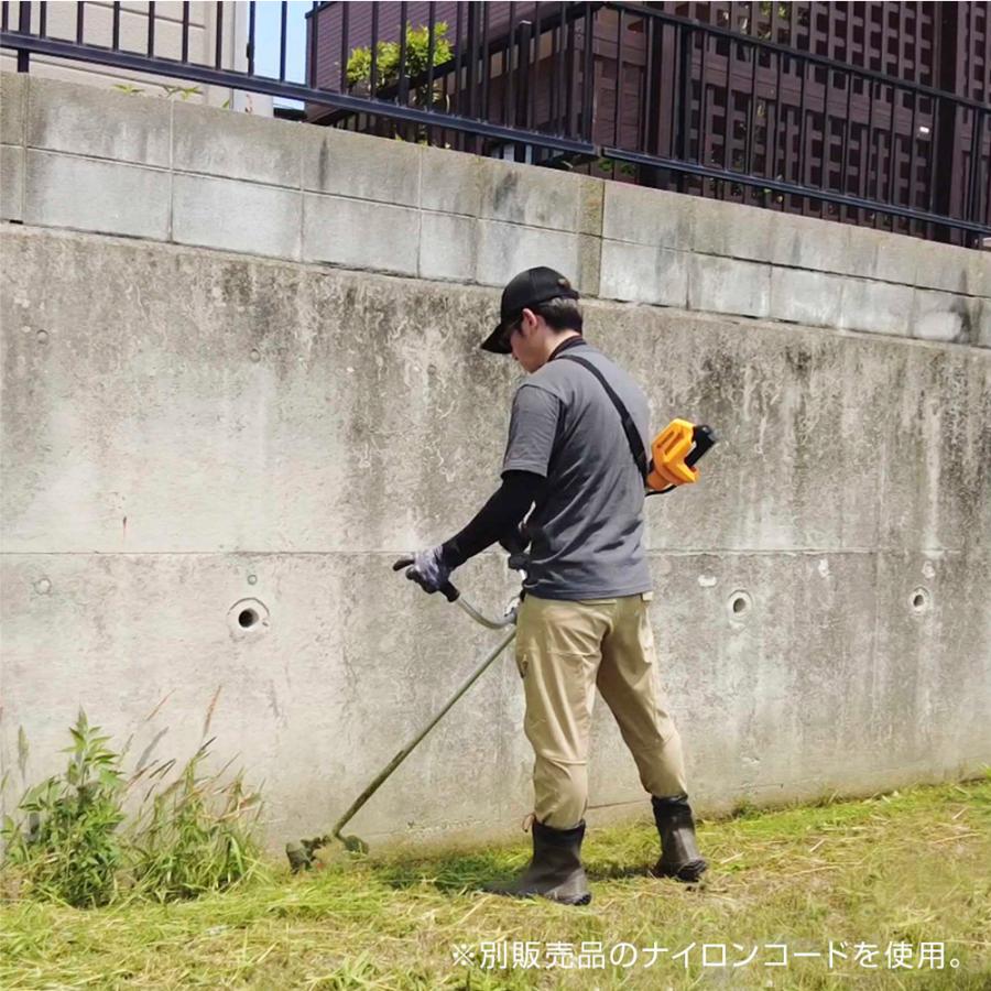 充電式草刈り機 京セラ 充電式 電動 刈払機 草刈り機 雑草 草むら