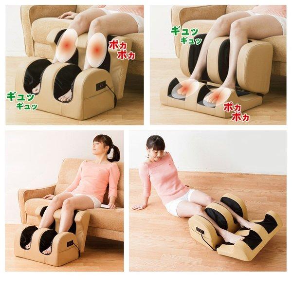 フットマッサージャー 足もみ ヒーター付き クロシオ ふくらはぎ・足裏