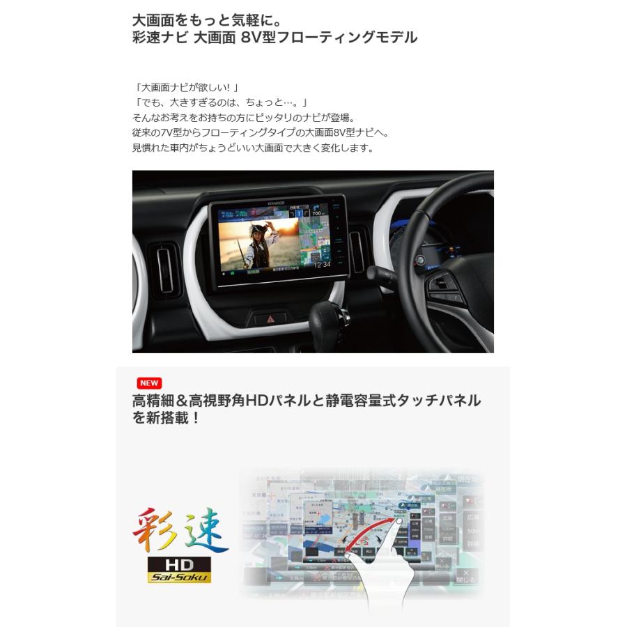 彩速 Type S 8V型フローティングモデル 地デジ対応HDパネル ナビ