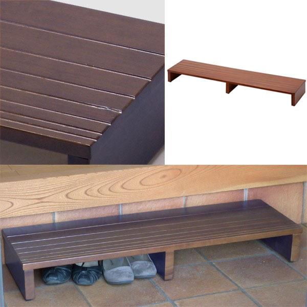 玄関踏み台 玄関床 フクダクラフト 幅120cm 奥行30cm 木製 玄関台 玄関ステップ台SG-S1230KDB代引不可 同梱不可|ichibankan-premium|03