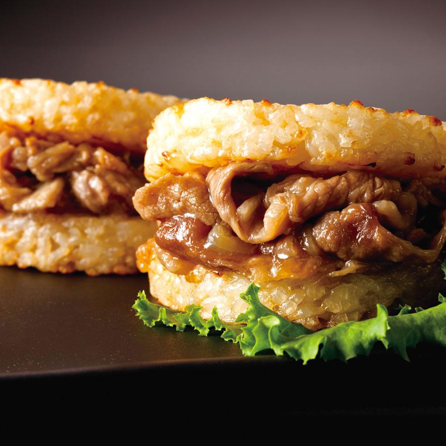 松屋 牛めしバーガーセット（30食入) 松屋人気No1の牛めしをライスバーガーにアレンジ 100506_4