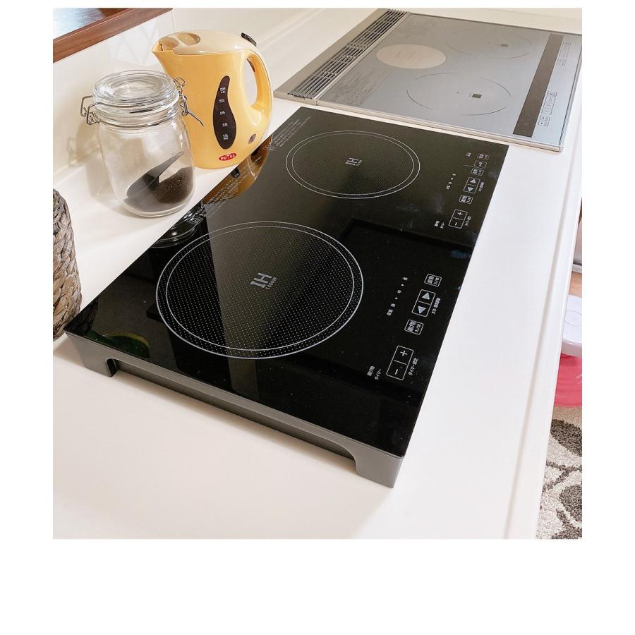 IH調理器 2口 1400W タッチ式 ガラストップ IH IH調理器 2口 1400W タッチ式 ガラストップ IH