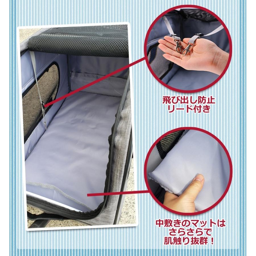 SunRuck サンルック　SR-PCR01-GY　グレー　小型犬～中型犬用 SunRuck 公式 180日延長保証 ペットキャリー 折りたたみ