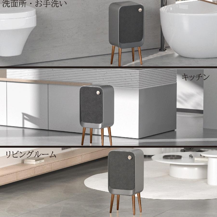 ゴミ箱 20L 自動開閉 ウィングオープン式 ステンレス製 センサー付き ダストボックス 20リットル ウィンコド TH-ATC20-NWの画像