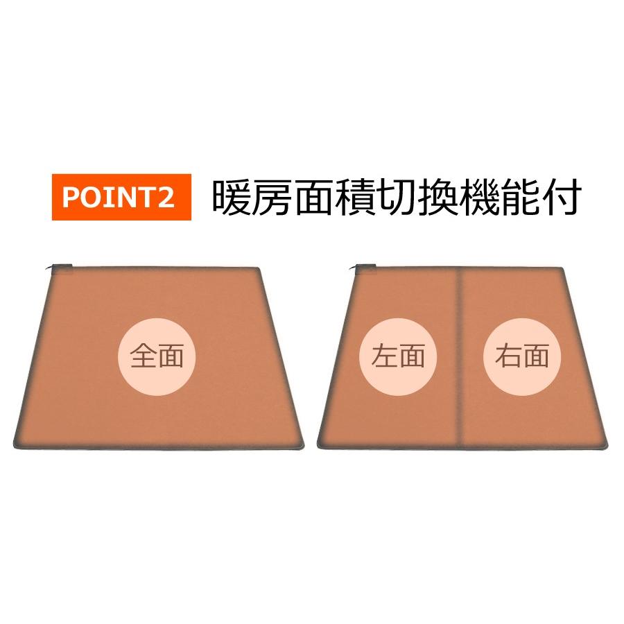 TEKNOS（テクノス） ホットカーペット 本体 4畳用 暖房面切替