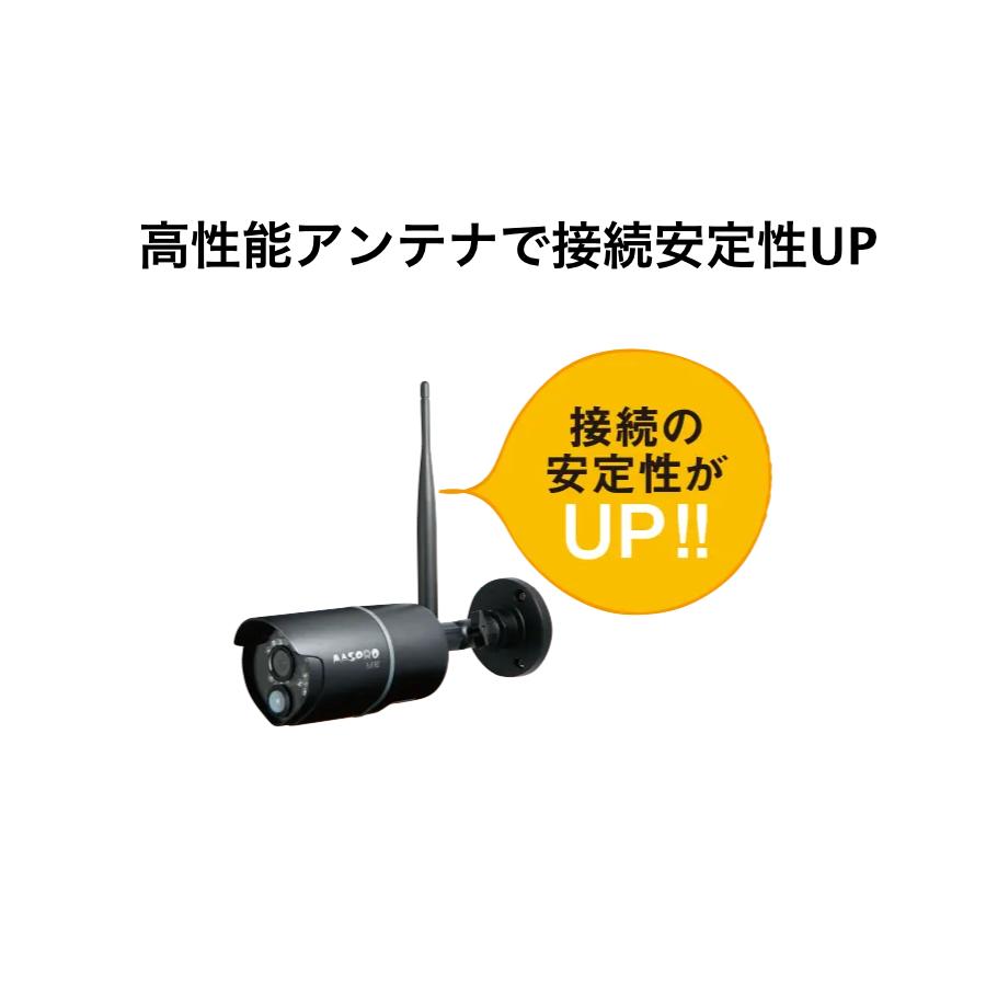 マスプロ ワイヤレス 防犯カメラ 増設用カメラ 夜間撮影 フル マスプロ ワイヤレス 防犯カメラ 増設用カメラ 夜間撮影 フル