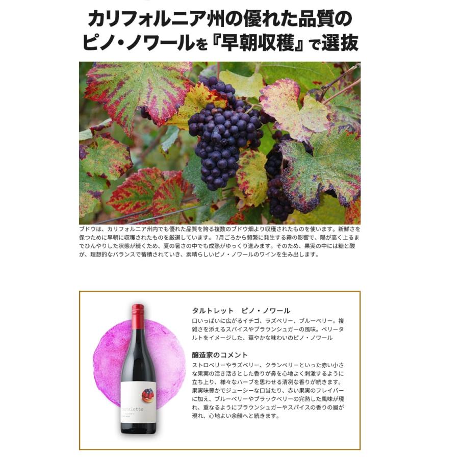 赤ワイン 750ml タルトレット・ピノ・ノワール 2021年 ミディアムボディ Jean Claude Boisset ジャン・クロード・ボワセ 2101310001003 |  | 02