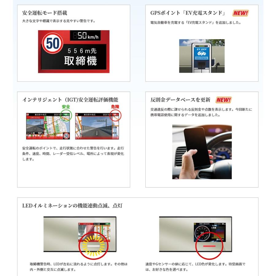 セーフティレーダー レーダー探知機 セパレート ミラータイプ セーフティレーダー レーダー探知機 セパレート ミラータイプ