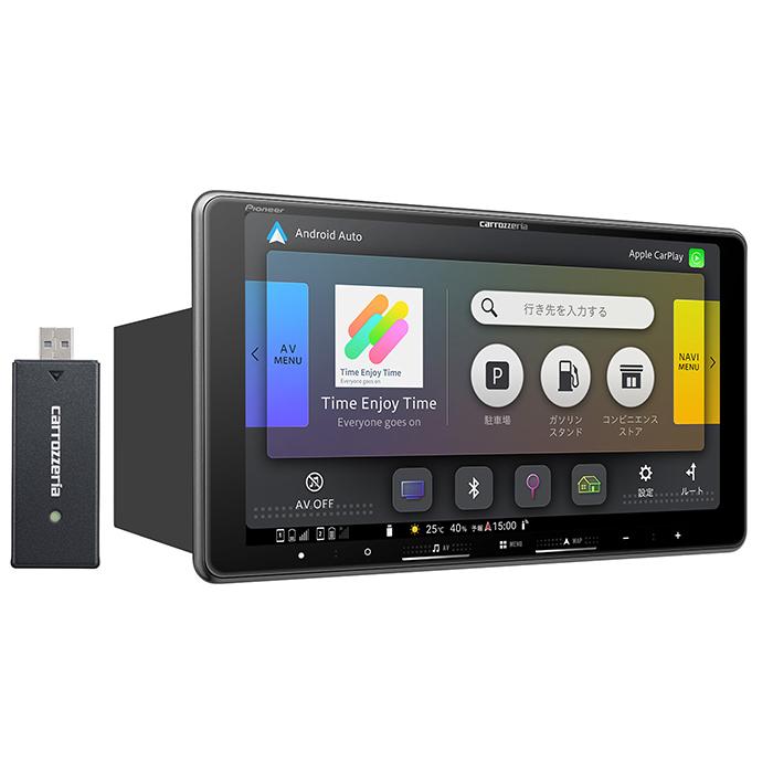 カロッツェリア carrozzeria 楽ナビ 9V型HD フローティングタイプ/TV