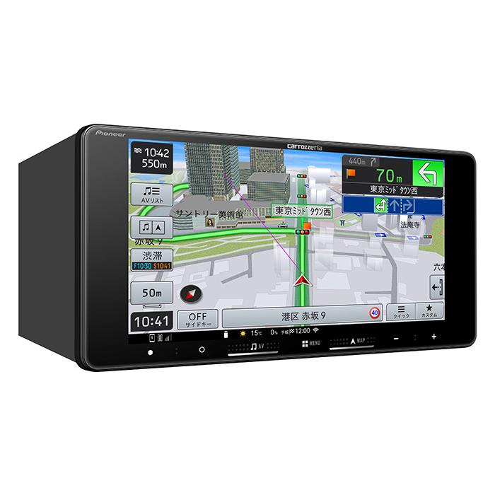カロッツェリア carrozzeria 楽ナビ 7V型ワイト/TV/Bluetooth/USB CA 